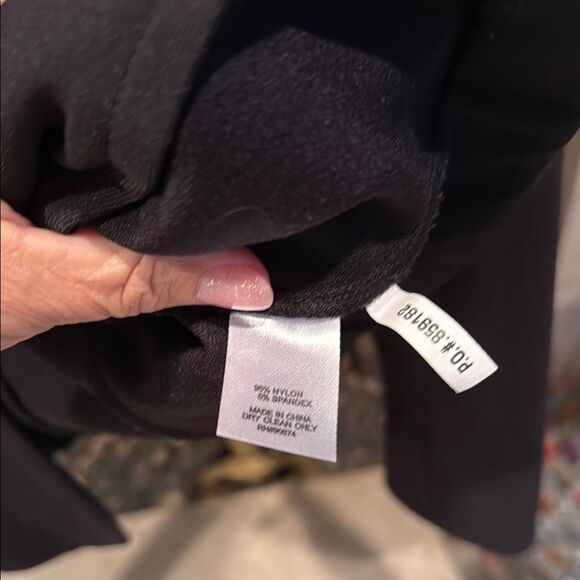 Boston Proper Black Blazer Tailored Suit Jacket size 10 - Picture 3 of 6